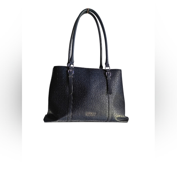 Guess Handbags - Guess Los Angeles Navy Blue Tote Bag